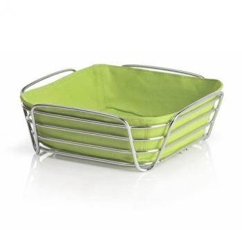 Delara - Corbeille à pain grand modèle - vert tissu Delara - Corbeille à pain