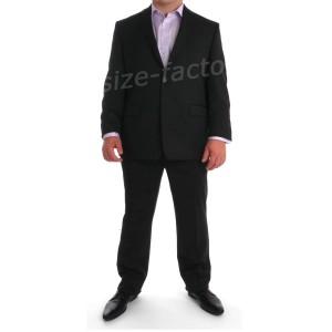 Veste costume grande taille homme anthracite manev
