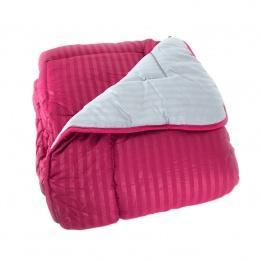 Couette Cassiopée (140 x L200 cm) Bicolore Cerise