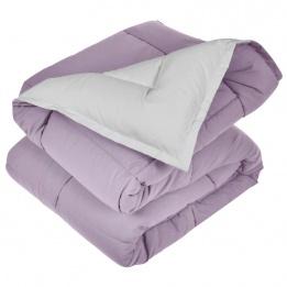 Couette (220 X 240 cm) Giacomo bicolore Mauve