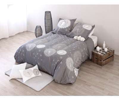Parure de Lit à Motifs Housse de Couette et 2 Taie