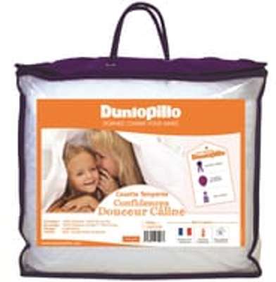 Couette tempérée microfibre CONFIDENCE DUNLOPILLO