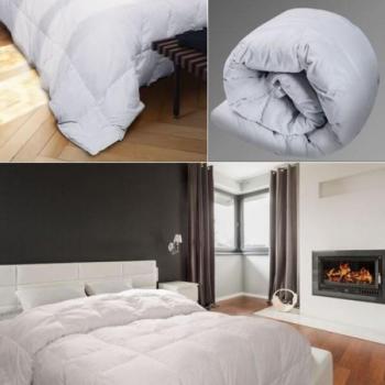 Couette plume d oie 220X240 cm anti-acariens Couette plume d oie 220X240