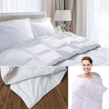 Couette plume d oie 240X260 cm anti-acariens Couette plume d oie 240X260