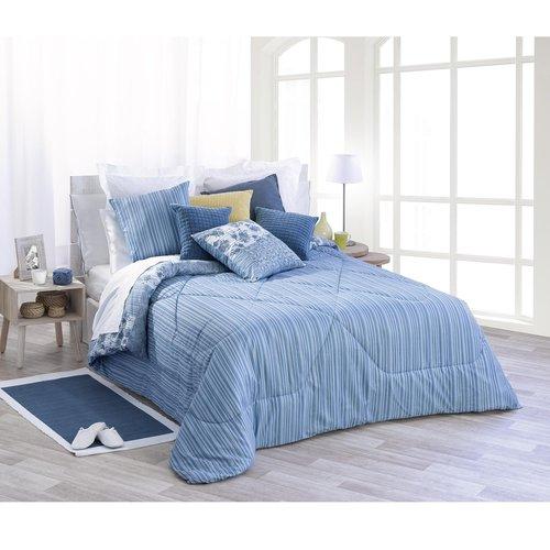 Couette Imprimé Patchwork Reversible Femme Exclusi