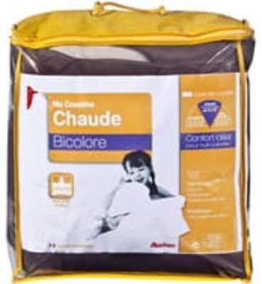 Couette chaude bicolore 350g/m²