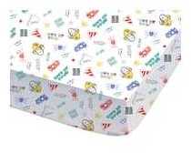 Drap housse coton enfant SAM LE POMPIER FIRE