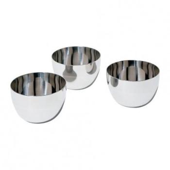 Mami set de 3 petits bols en acier inoxydable - in