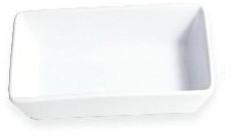 Lot de 4 petites coupelles rectangulaires porcelai