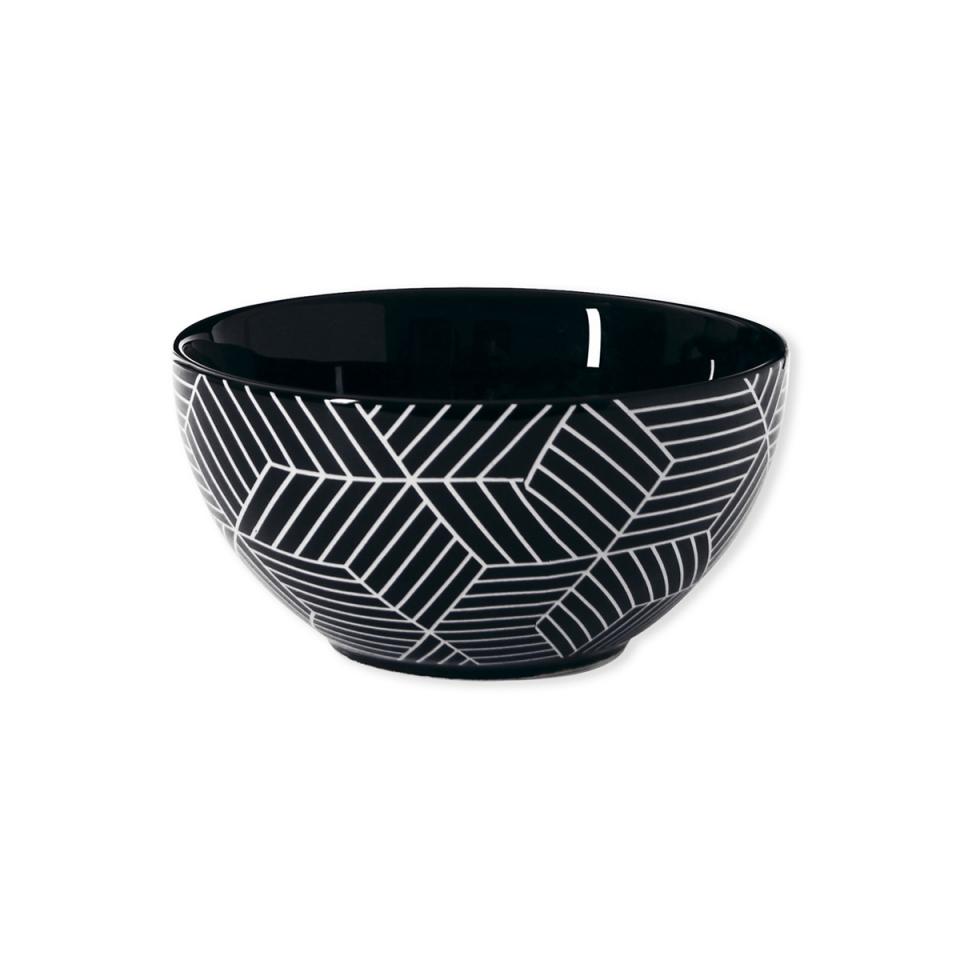Coupelle motifs graphiques en porcelaine 14cm - Lo