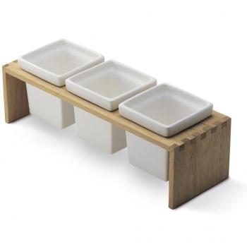 Plint Bowl - Service de 3 coupes - coupes blanches