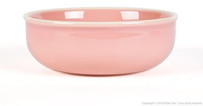 Coupelle / bol en grès liseret D.17cm blanc - Lot