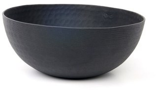 Saladier en métal martelé noir mat Moon XL Boom -