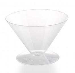 Lot de 10 petites coupes à glace en plastique