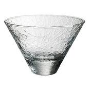 Coupelle en verre transparent bosselé 25 cl - Set
