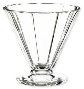 Coupelle en verre moderne à côtes plates 27cl - lo