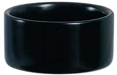 Coupelle ronde 6cl en porcelaine 6,5 x 6,5 cm noir