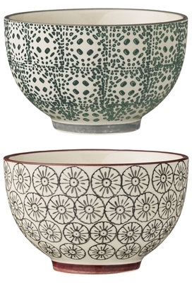 Coupelle en céramique avec motif coloré (par 2) Ka