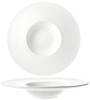 Assiette à risotto ronde blanche 30cm - A lunité