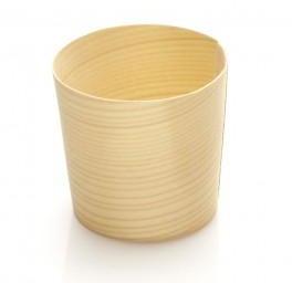 Lot de 10 coupelles gobelets en bois