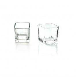 Lot de 10 verrines cubes carrées