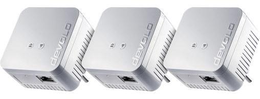 Pack de 3 x Devolo dLAN 550 Wi-Fi - Prise CPL Wi-F