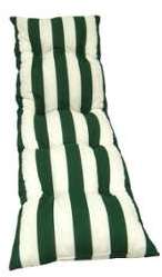 Coussin matelassé pour bain de soleil rayé BIARRITZ Coussin matelassé pour bain