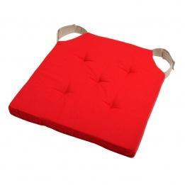 Galette de chaise Duo Rouge Galette de chaise Duo Rouge