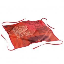 Galette de chaise Roxane Rouge Galette de chaise Roxane Rouge