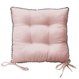 Coussin de chaise Dentelle Fémina Rose Coussin de chaise Dentelle