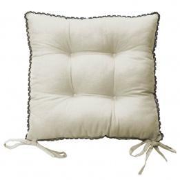 Coussin de chaise Dentelle Fémina Ecru Coussin de chaise Dentelle