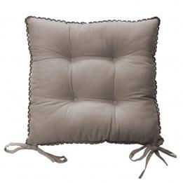 Coussin de chaise Dentelle Fémina Taupe Coussin de chaise Dentelle