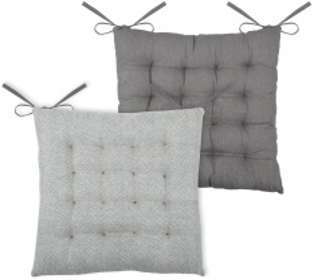 Coussin de chaise Ikati - Gris Coussin de chaise Ikati -