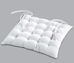 Coussin de chaise Idéale Blanc Coussin de chaise Idéale Blanc