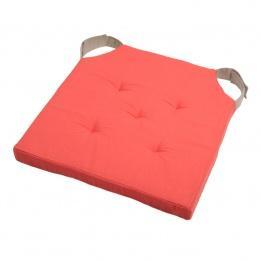 Galette de chaise Duo Corail Galette de chaise Duo Corail