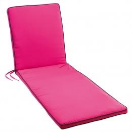 Coussin Bain de soleil Garden duo - Framboise