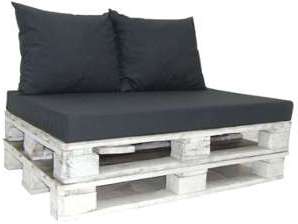 Kit 3 coussins pour palette Gris Kit 3 coussins pour palette