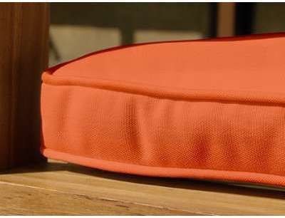 Coussin de jardin terracotta pour banc 150 cm - 139x50x5 Coussin de jardin terracotta