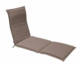 Coussin bain de soleil polyester taupe GARDEN