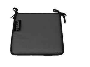 Galette de chaise square gris