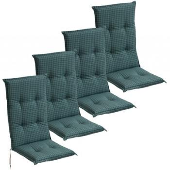 VidaXL Coussins de siège jardin 4 pcs 117 x 49 cm