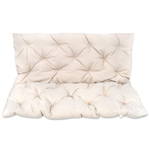 VidaXL Coussin crème pour balancelle 120 cm
