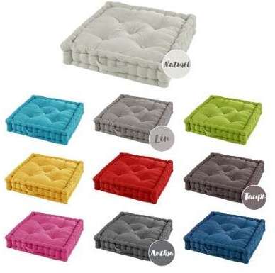 Coussin De Sol Garni - 45 X 45 Cm X 10 Cm - Pacifi