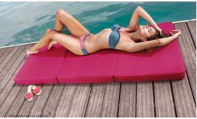 MATELAS DE JARDIN CONFORTABLE ROSE FUSHIA - Collec