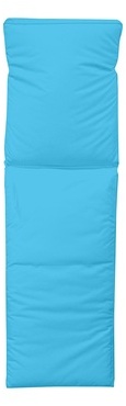 Coussin pour bain de soleil turquoise