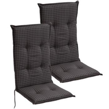 VidaXL Coussins de siège jardin 2 pcs 117 x 49 cm