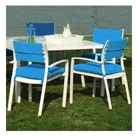 Lot de 2 coussins bleu
