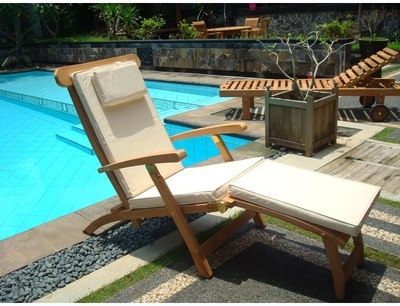 Matelas Crème pour Chaise longue