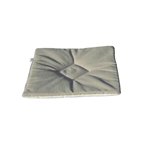 Coussin Aimanté Réversible 37x37 cm - Blanc Taupe Coussin Aimanté Réversible
