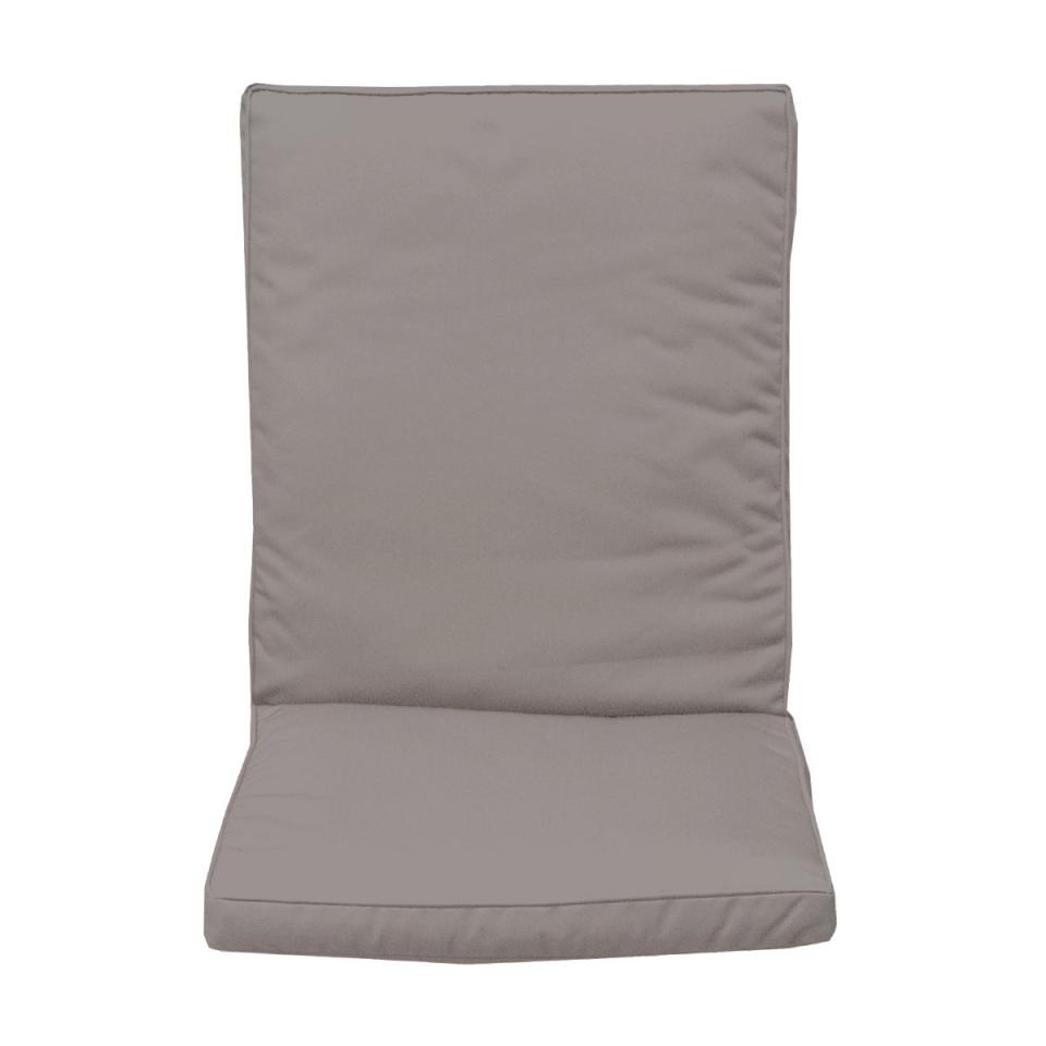 Coussin de dossier pour fauteuil taupe